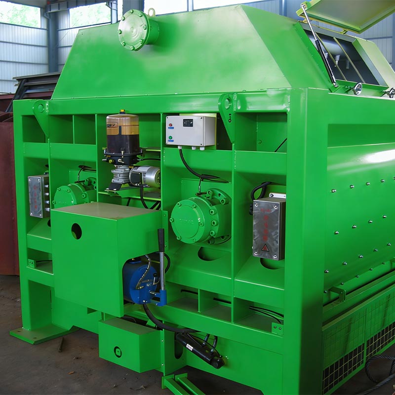 Dvouhřídelová míchačka na beton